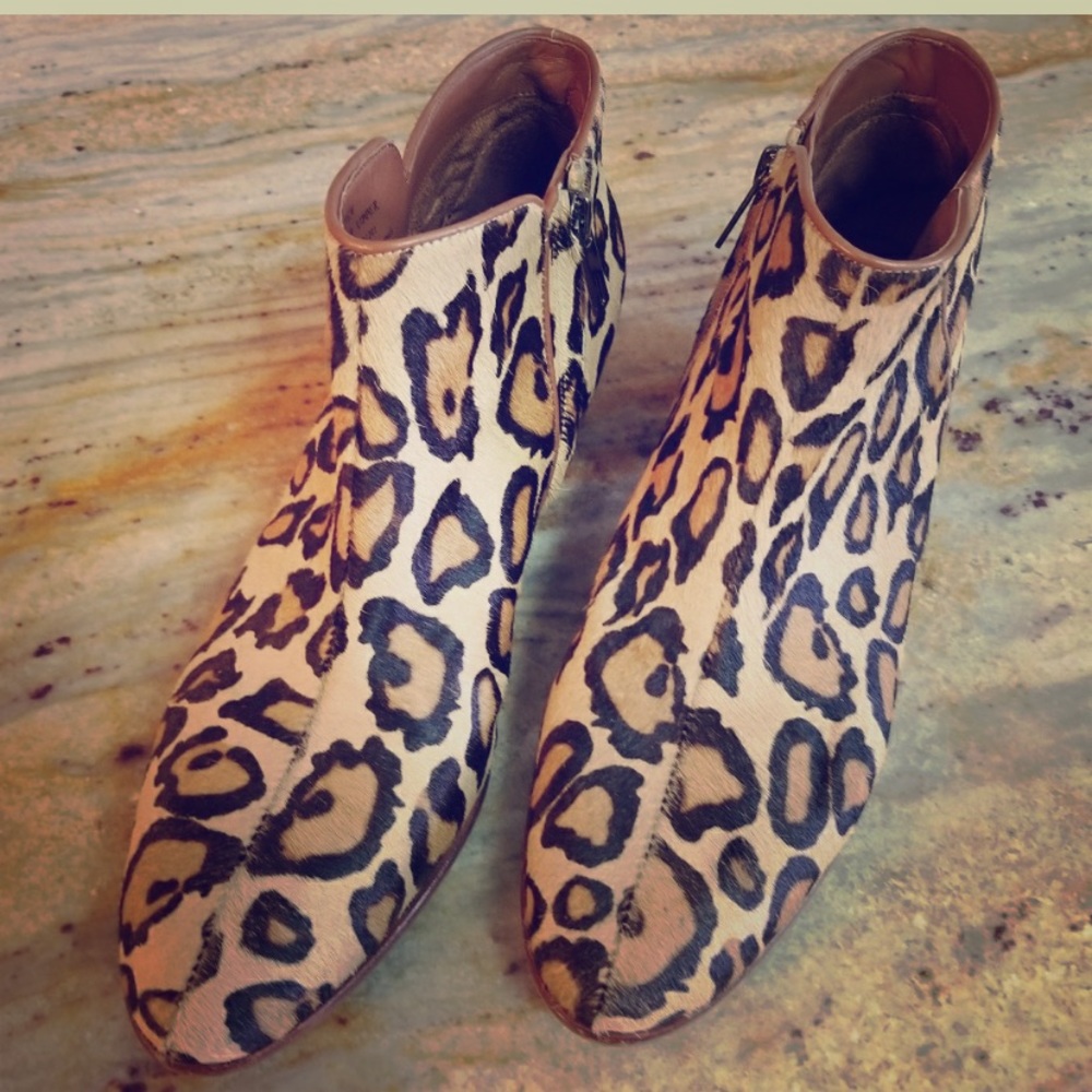 Sam Edelman Petty leopard bootie